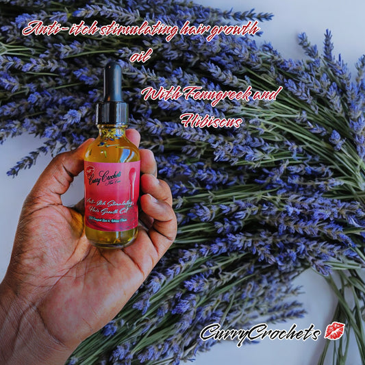 Anti itch stimulating hair growth oil with Fenugreek seed and Hibiscus flower