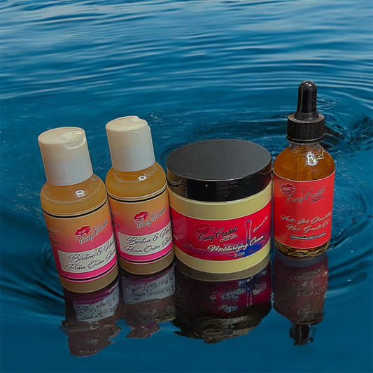 Biotin and Honey Revive Onion Shampoo, Moisturizing cream and Hair growth oil.