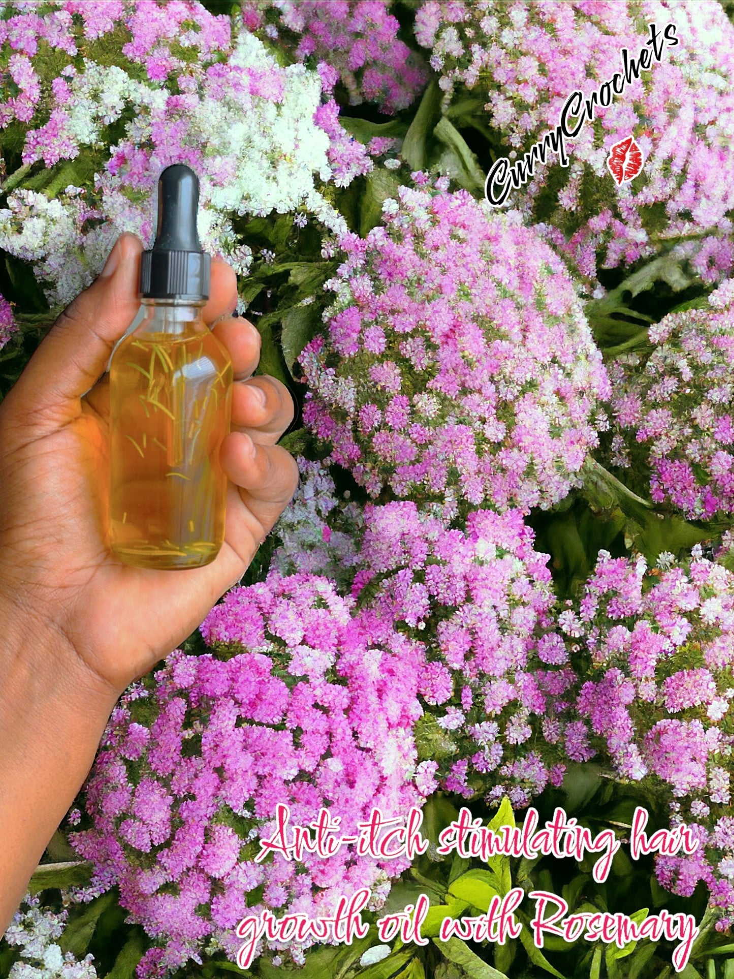 Anti itch stimulating hair growth oil